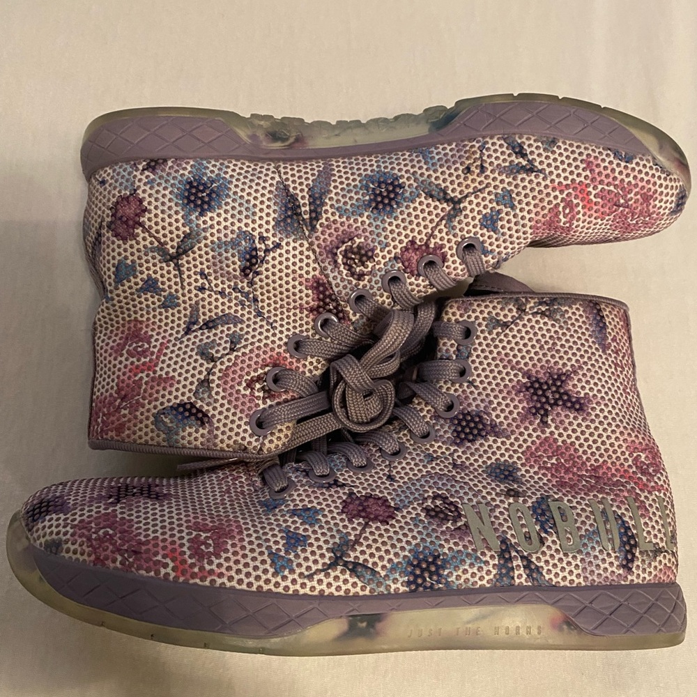 Floral No Bull high top trainers